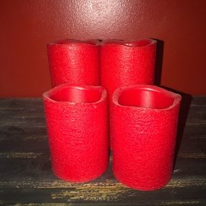 4 candle set with remote